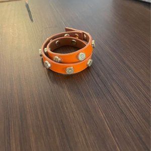 Tory Burch Wrap Around Leather Bracelet